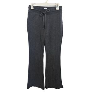 Artizia Sunday Best Gray Waffle Knit Pull On Flare Pants Size Small Comfy Lounge